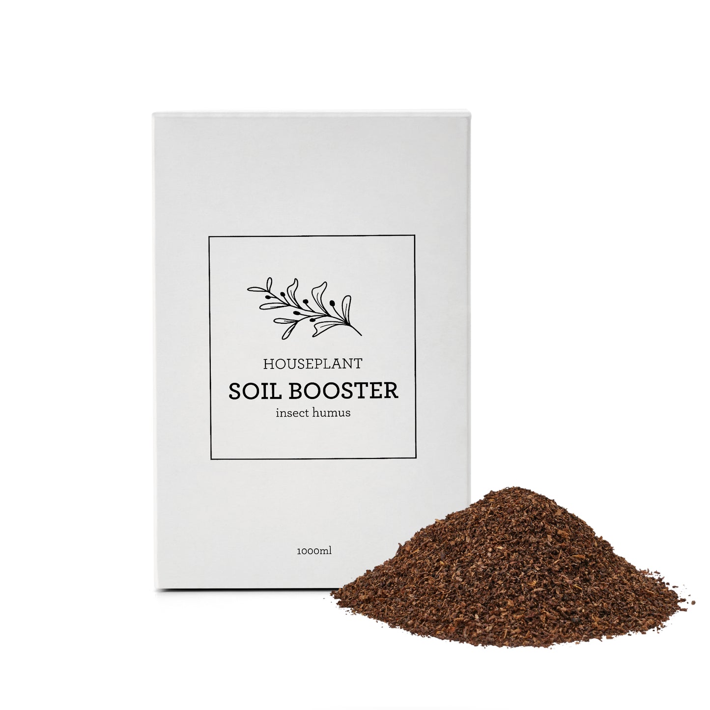 HOUSE PLANT SOIL BOOSTER | Humus de insectos (Caja de 6 unidades) 