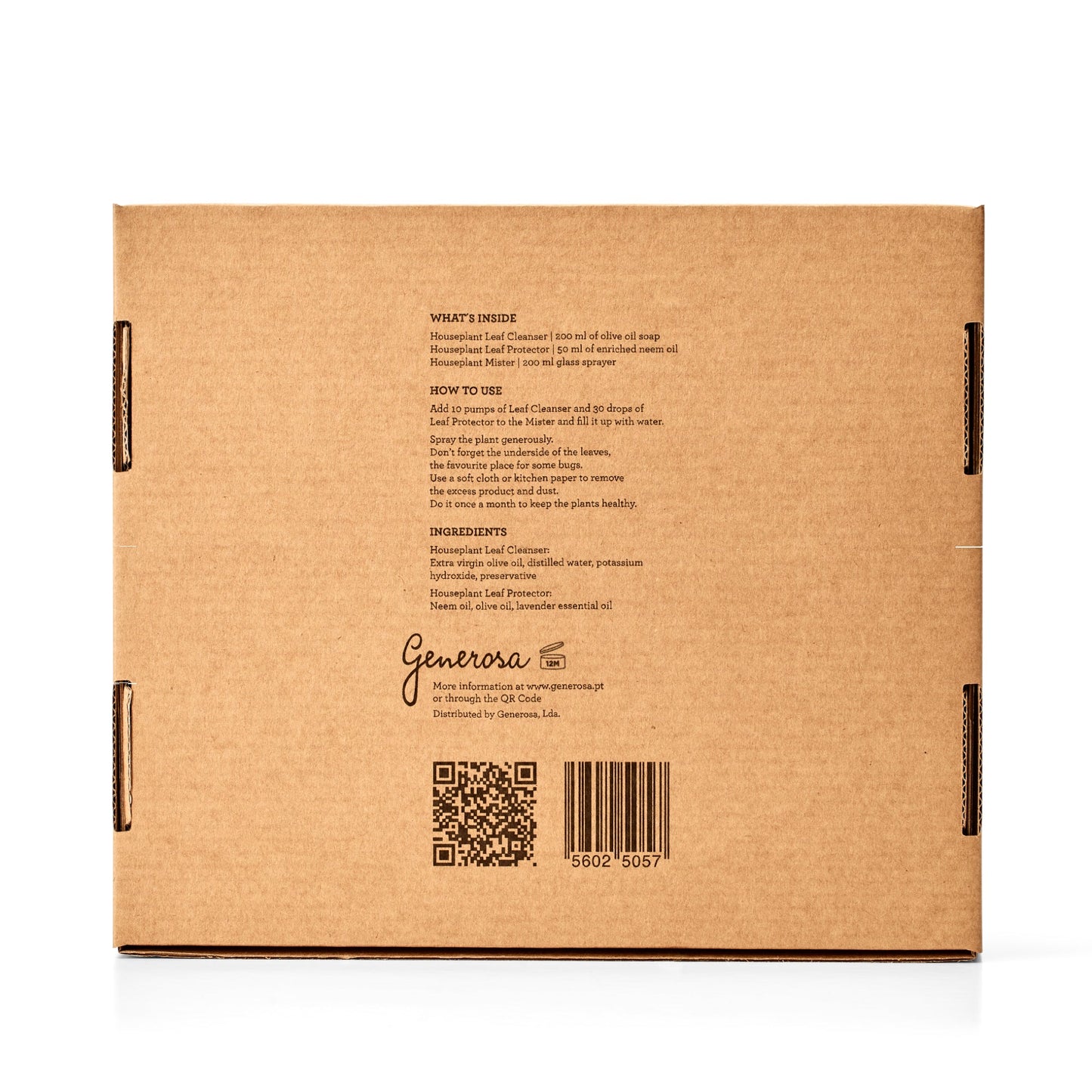 PFLANZENREINIGUNGS- UND SCHUTZ-KIT | Weihnachtsausgabe (Karton mit 4 Einheiten)